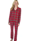 Rufflebutts Ruffle Flare Pajama Set In Red