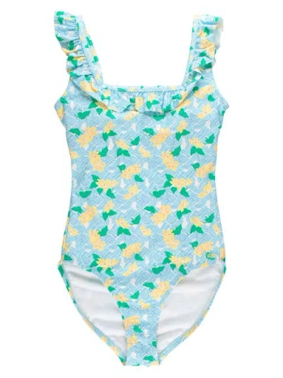 Rufflebutts Ruffle One Piece Swimsuit In Blue