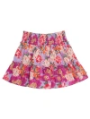 Rufflebutts Smocked Twirl Skirt In Multi