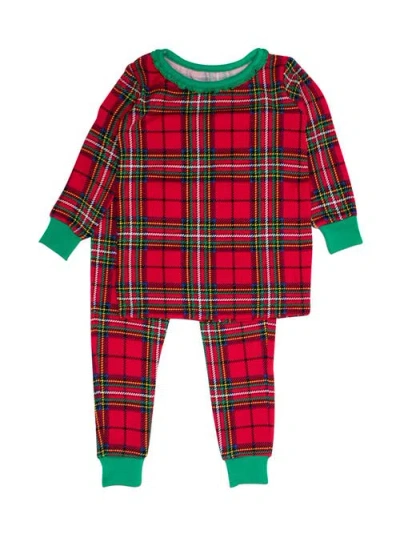 Rufflebutts Babies'  Softsnooze Ruffle Long Sleeve Pajama Set, Signature Rear Ruffles In Multi