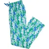 Rufflebutts Softsnooze Unisex Holiday Adult Pajama Pants In Green