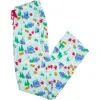 Rufflebutts Softsnooze Unisex Holiday Adult Pajama Pants In Multi