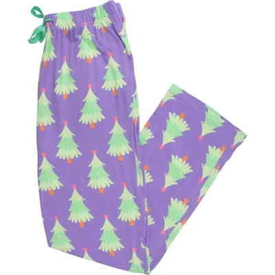 Rufflebutts Softsnooze Unisex Holiday Adult Pajama Pants In Multi