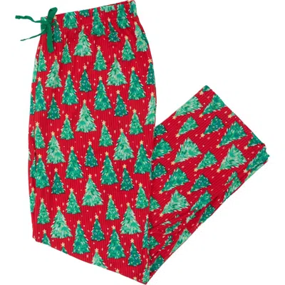 Rufflebutts Softsnooze Unisex Holiday Adult Pajama Pants In O Christmas Tree