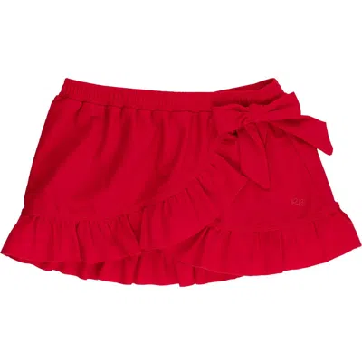 Rufflebutts Babies'  Swim Bow Skirt Cover-up In Red