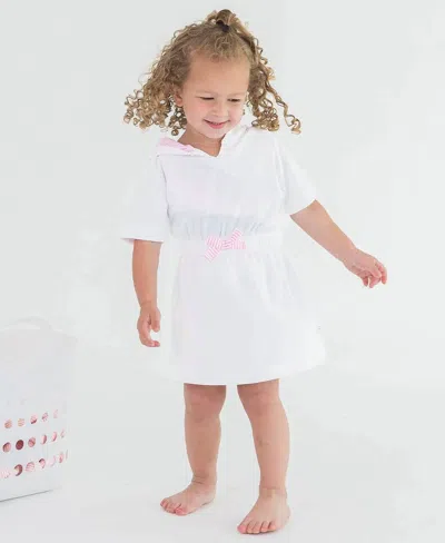 Rufflebutts Kids' Terry Cover-up In White