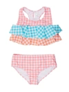 Rufflebutts Babies'  Toddler Girls Flounce Bikini In Multi