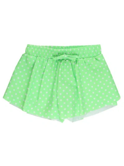 Rufflebutts Babies'  Toddler Girls Upf50+ Active Butterfly Shorts In Green