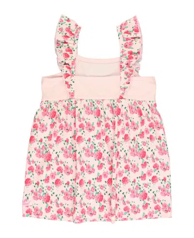 Rufflebutts Babies' Toddler Ruffle Strap Mixed Print Dress In English Roses