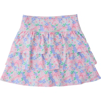 Rufflebutts Upf50+ Active Skort In Bow Blooms
