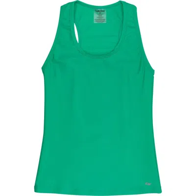 Rufflebutts Upf50+ Active Tank Top In Green