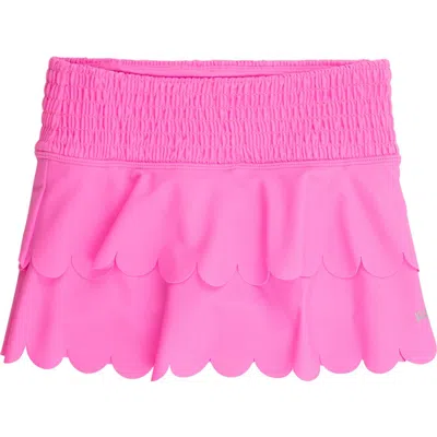 Rufflebutts Kids'  Upf50+ Active Tiered Flare Skort In Pink