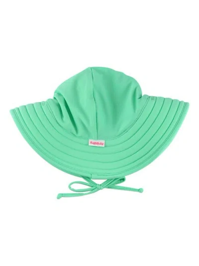 Rufflebutts Babies'  Upf50 Sun Protected Swim Hat In Green