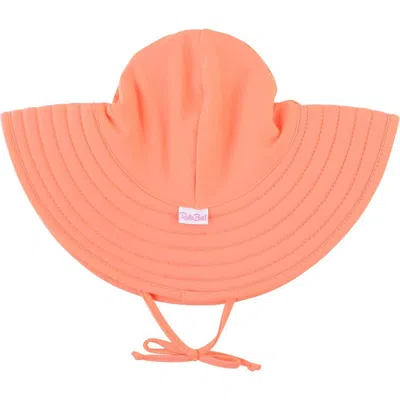 Rufflebutts Kids'  Upf50 Sun Protected Swim Hat In Orange