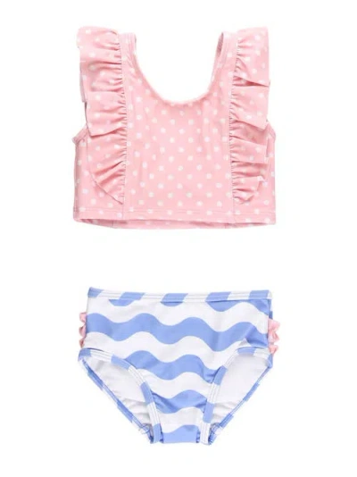Rufflebutts Kids'  Upf50 Waterfall Tankini In Multi