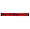 RUFFNECK SCARVES RED D.C. UNITED RED 'N BLACK KNIT SCARF