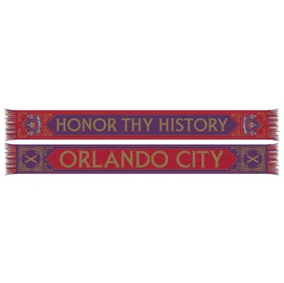 Ruffneck Scarves Red Orlando City Sc 2024 Jersey Hook Scarf