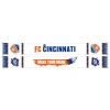 Ruffneck Scarves White Fc Cincinnati 2024 Jersey Hook Scarf In White