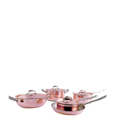Ruffoni Con Classe 5-piece Cookware Set In Pink