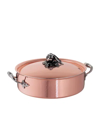 Ruffoni Copper Opus Cupra Braiser With Lid In Metallic