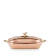 Ruffoni Historia Hammered Copper Oval Casserole In Metallic