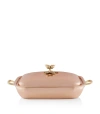 Ruffoni Historia Hammered Copper Roasting Pan With Lid In Metallic