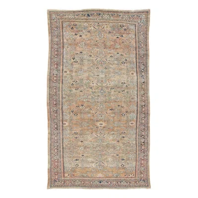 Rug & Kilim Antique Persian Hamadan Rug With Colorful Floral All-over Design -  In Brown