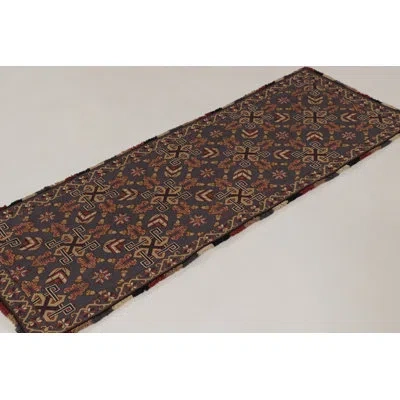 Rug & Kilim Antique Swedish Tapestry With All-over Geometric & Symbolic Design -  In Brown