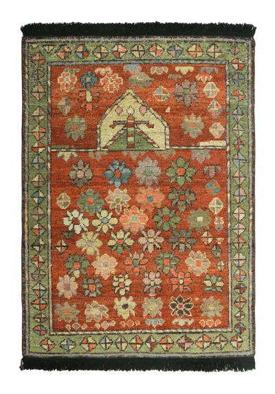 Pre-owned Rug & Kilim 's Classic Oriental Style Rug With Multicolor Floral Patterns In Brown