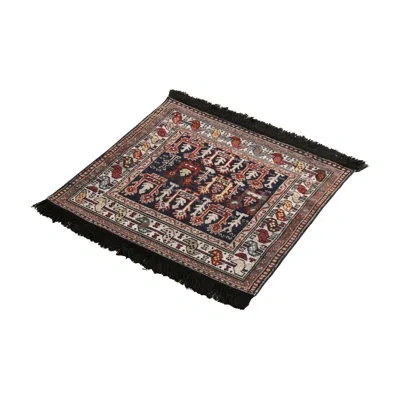 Rug & Kilim 's Classic Rug In Blue And Red Geometric Tribal Pattern In Blue;brown;red;beige