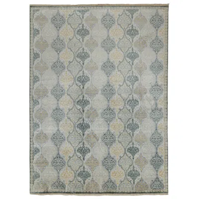 Pre-owned Rug & Kilim 's Classic Style Rug With Gray, Beige And Gold Pattern In Brown