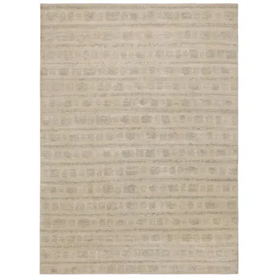 Pre-owned Rug & Kilim 's Contemporary Abstract Textural Rug In Beige In Brown