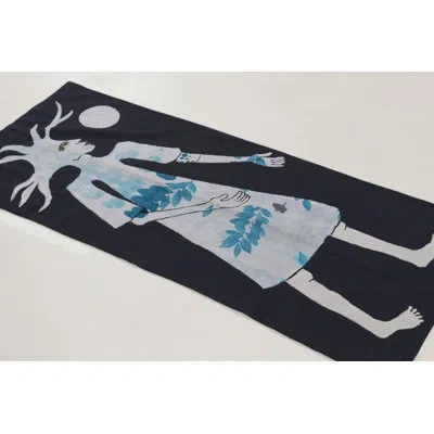 Rug & Kilim 's Contemporary African Tapestry With Celestial Human Pictorial In Multi