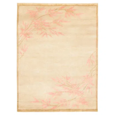Pre-owned Rug & Kilim Contemporary Chinese Deco Style Wool Rug By , India In Orange
