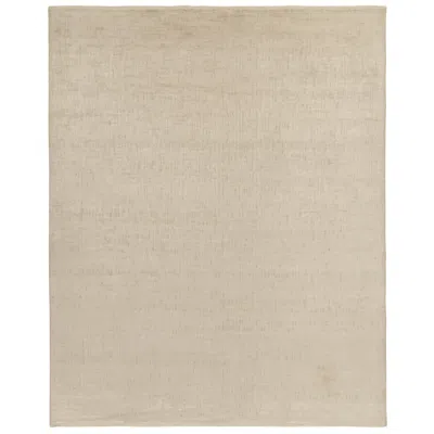 Pre-owned Rug & Kilim 's Contemporary Rug In Beige And Off-white, Reversible In Brown