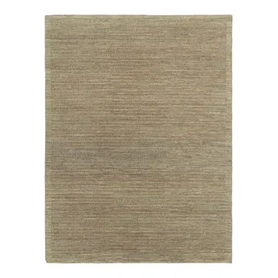 Rug & Kilim 's Contemporary Rug In Beige-brown Striations In Brown;beige
