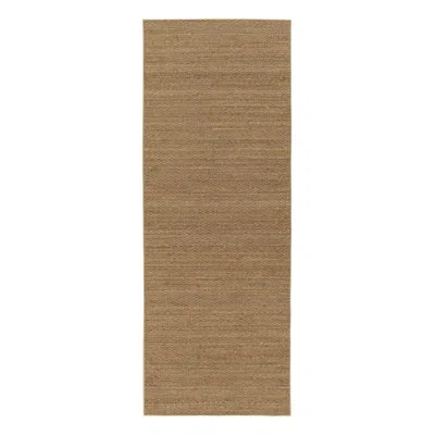 Rug & Kilim Contemporary Style Hemp Area Rug In Brown