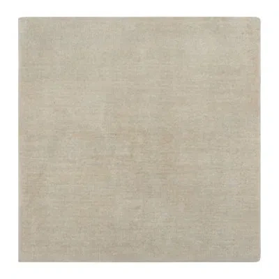 Rug & Kilim 's Contemporary Textural Solid Rug In Beige-brown & Cream With Striae In Brown;beige;white;cream
