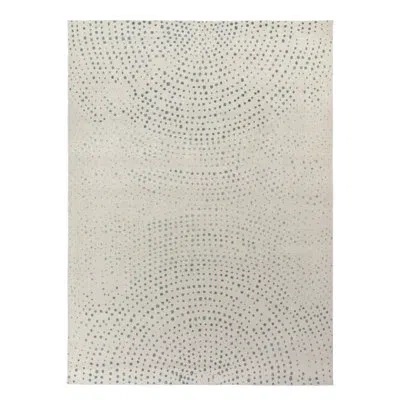 Rug & Kilim 's Distressed Modern Rug In All Over Gray, Blue Abstract Pattern