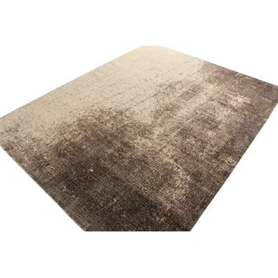 Rug & Kilim 's Distressed Modern Rug In Beige-brown Abstract Pattern In Brown;beige