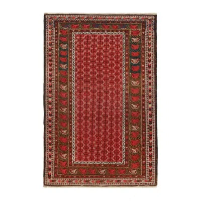 Rug & Kilim Kilim & Flat Weave One-of-a-kind 4'4x6'5 1950s Wool Area Rug In Brown;red;beige;white;cream