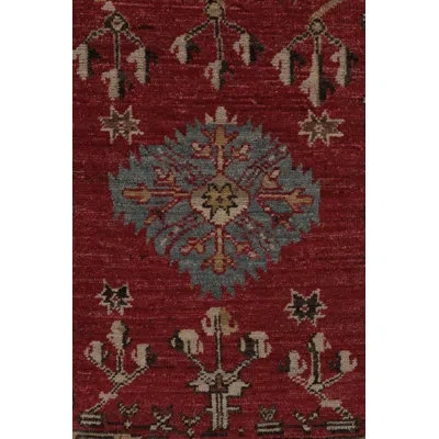 Rug & Kilim 's Mid-century Anatolian Inspired Rug In Red Traditional Pattern In Beige,brown,red,gold,blue