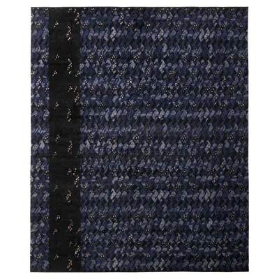 Pre-owned Rug & Kilim 's Midcentury Scandinavian Style Rug In Black