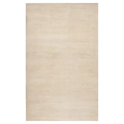 Pre-owned Rug & Kilim 's Modern Textural Oversized Rug With Striae Of Beige In Brown