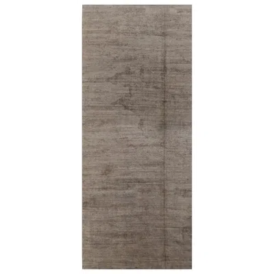 Pre-owned Rug & Kilim 's Modern Textural Rug In Neutral Taupe And Gray Tone-on-tone
