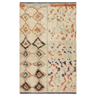 Pre-owned Rug & Kilim Moroccan Rug Sample - 26052 In Sand