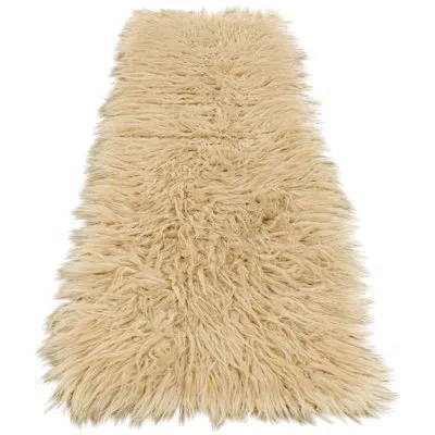 Rug & Kilim One-of-a-kind 2'10x8'3 1950s Wool Area Rug In Brown;beige;white;cream