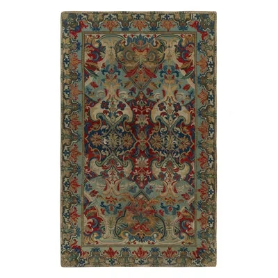Rug & Kilim One-of-a-kind 5'5" X 9'1" Area Rug In Beige/brown/green/red In Brown;red;beige;green