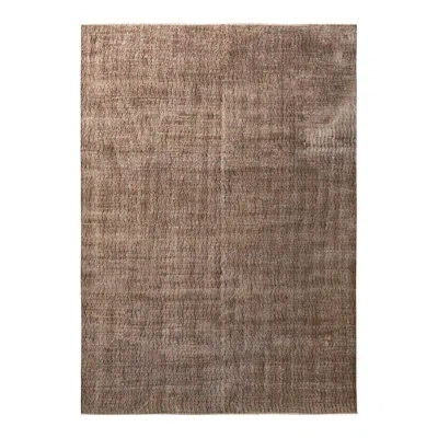 Rug & Kilim One-of-a-kind Hand-knotted 1960s Mid-century Modern Brown 6'8" X 9'3" Wool Area Rug