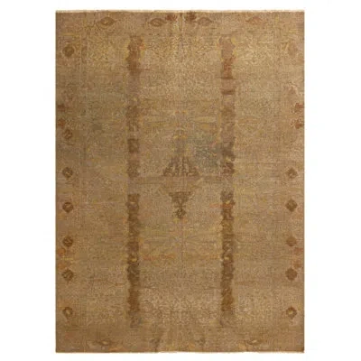 Rug & Kilim One-of-a-kind Hand-knotted Before 1900 Beige/brown 5'1" X 6'8" Wool Area Rug In Brown;beige